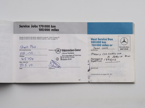 1987 Mercedes-Benz 500SEC C126 zum Verkauf (Bild 128 von 140)