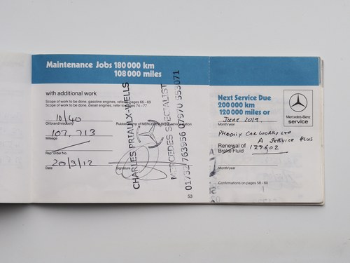 1987 Mercedes-Benz 500SEC C126 zum Verkauf (Bild 129 von 140)