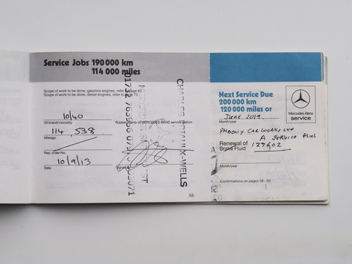 1987 Mercedes-Benz 500SEC C126 zum Verkauf (Bild 130 von 140)