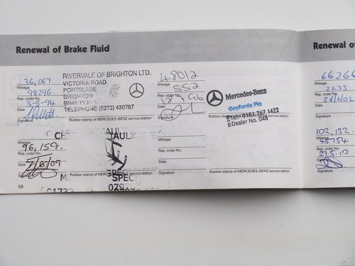 1987 Mercedes-Benz 500SEC C126 zum Verkauf (Bild 132 von 140)