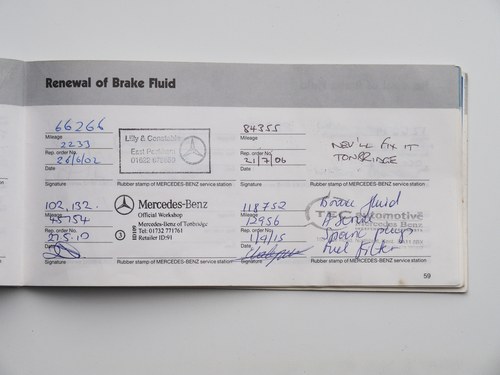 1987 Mercedes-Benz 500SEC C126 zum Verkauf (Bild 133 von 140)