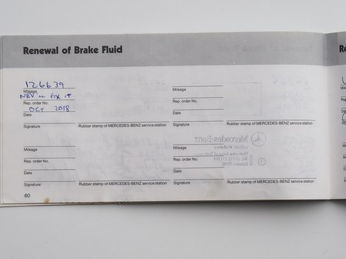 1987 Mercedes-Benz 500SEC C126 zum Verkauf (Bild 134 von 140)