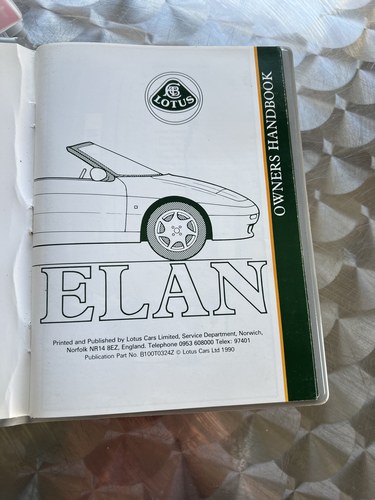 1991 Lotus Elan SE Turbo Series 1 In vendita (immagine 197 di 211)