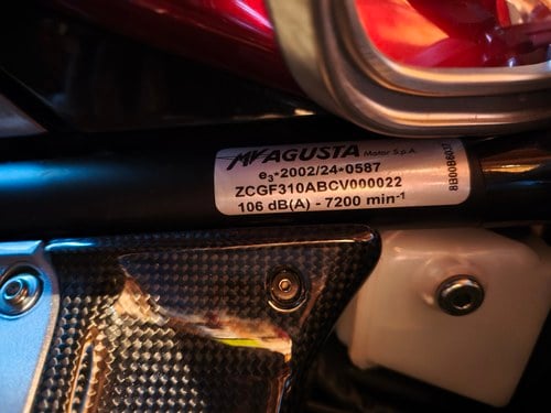 2012 MV Agusta F3 Serie Oro till salu (bild 13 av 48)