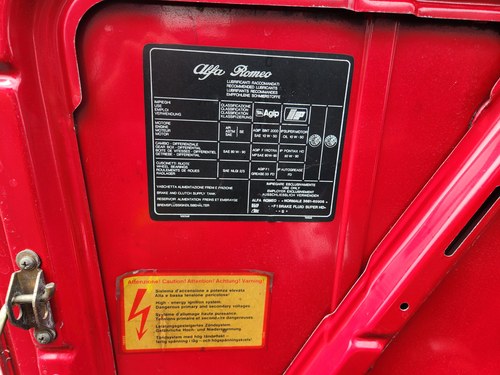 1986 Alfa Romeo 33 Cloverleaf For Sale (picture 109 of 120)