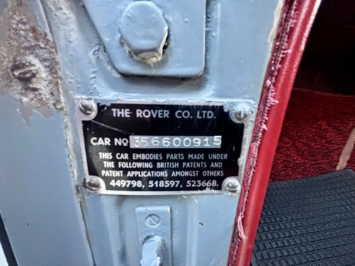1957 Rover P4 90 Te koop (foto 32 van 148)