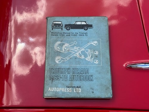 1970 Triumph Herald 13/60 Convertible For Sale (picture 221 of 223)