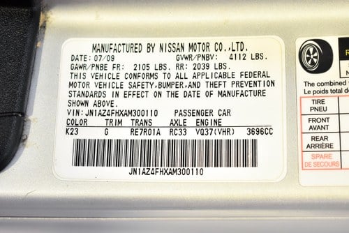 2010 Nissan 370Z Convertible 3,7L V6 (Sport PKG) till salu (bild 83 av 109)