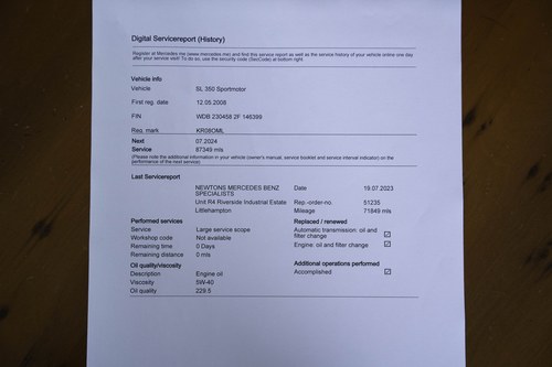 2008 Mercedes-Benz SL 350 R230 zum Verkauf (Bild 124 von 141)
