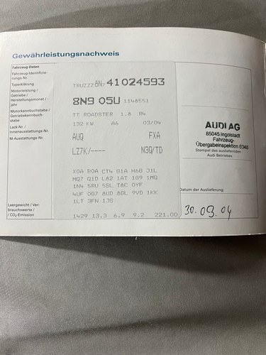 2004 Audi TT S-Line Roadster Mk1 zum Verkauf (Bild 70 von 81)