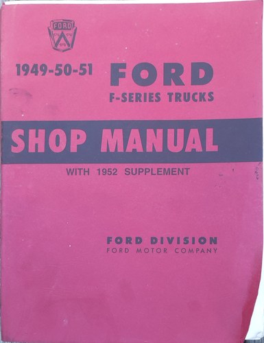 1950 Ford F1 Pick-Up V8 For Sale (picture 128 of 131)