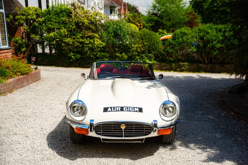 1973 Jaguar E-Type 5.3L V12 OTS Series III till salu (bild 3 av 112)