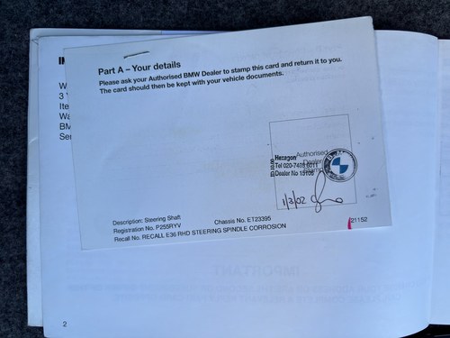 1997 BMW 328i M Sport Coupé E36 Te koop (foto 200 van 216)