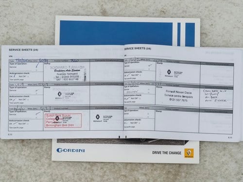 2011 Renault Clio RS 200 Gordini Number 1182 of 2000 till salu (bild 80 av 83)