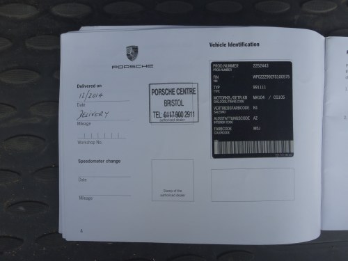 2014 Porsche 911 Carrera 991 Te koop (foto 113 van 118)