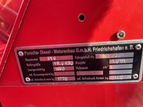 1961 Porsche-Diesel Super 319 For Sale (picture 36 of 80)