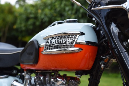 1958 Triumph Bonneville T120R 'Tangerine Dream' à venda (imagem 34 de 94)