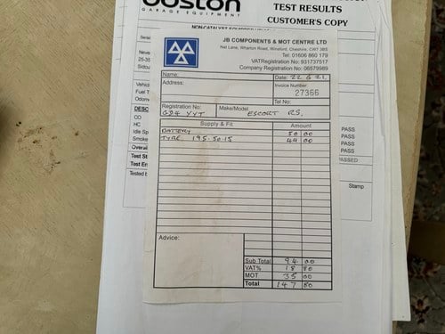 1989 Ford Escort RS Turbo Series 2 For Sale (picture 117 of 123)