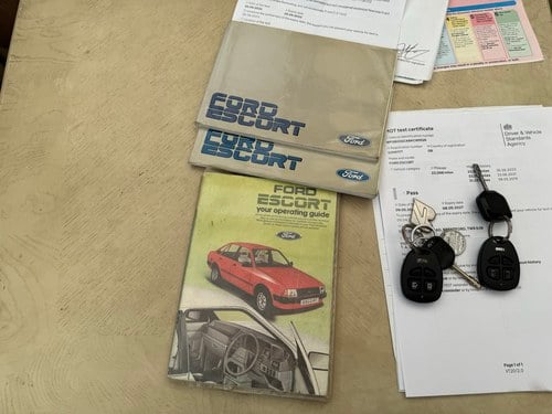 1989 Ford Escort RS Turbo Series 2 For Sale (picture 123 of 123)
