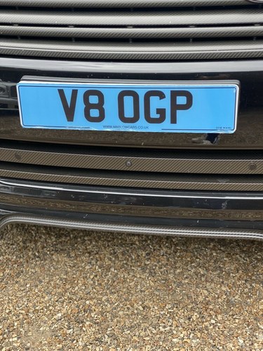 cherished number plates For Your V8…V8OGP In vendita