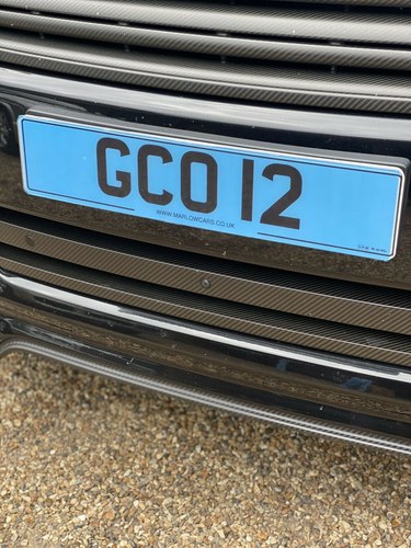 cherished number plates 5 digit GCO 12 In vendita