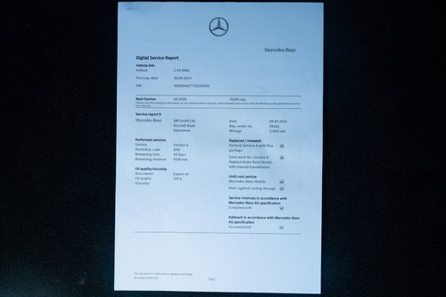 2014 Mercedes-Benz C63 AMG Estate For Sale (picture 167 of 178)