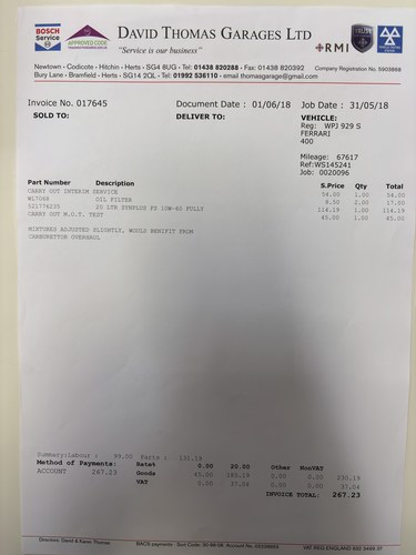 1978 Ferrari 400 GT RHD Manual For Sale (picture 228 of 235)