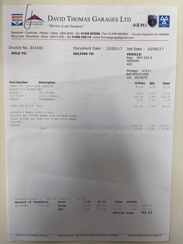 1978 Ferrari 400 GT RHD Manual For Sale (picture 230 of 235)