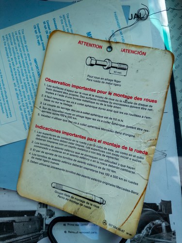 1986 Mercedes-Benz 300SL R107 51,251 miles till salu (bild 213 av 267)