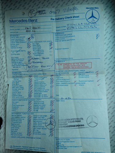 1986 Mercedes-Benz 300SL R107 51,251 miles till salu (bild 216 av 267)