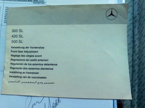 1986 Mercedes-Benz 300SL R107 51,251 miles till salu (bild 237 av 267)