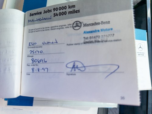 1986 Mercedes-Benz 300SL R107 51,251 miles till salu (bild 246 av 267)