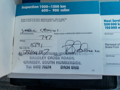 1986 Mercedes-Benz 300SL R107 51,251 miles till salu (bild 255 av 267)
