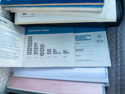 1986 Mercedes-Benz 300SL R107 51,251 miles till salu (bild 259 av 267)