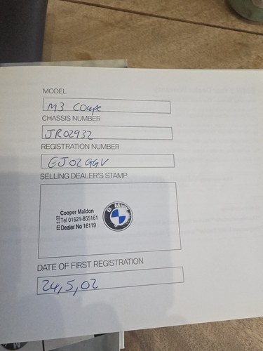 2002 BMW M3 E46 Te koop (foto 131 van 143)
