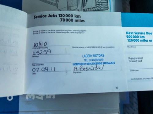 1986 Mercedes-Benz 300SL R107 51,251 miles till salu (bild 264 av 267)
