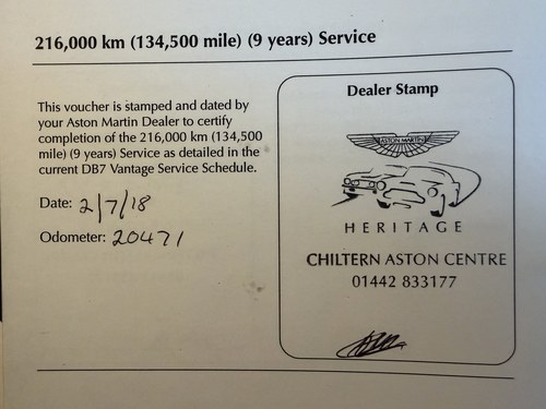 2002 Aston Martin DB7 Vantage Volante - Manual For Sale (picture 92 of 130)