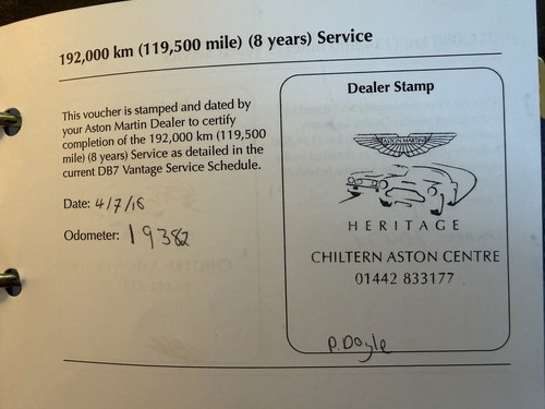 2002 Aston Martin DB7 Vantage Volante - Manual For Sale (picture 94 of 130)