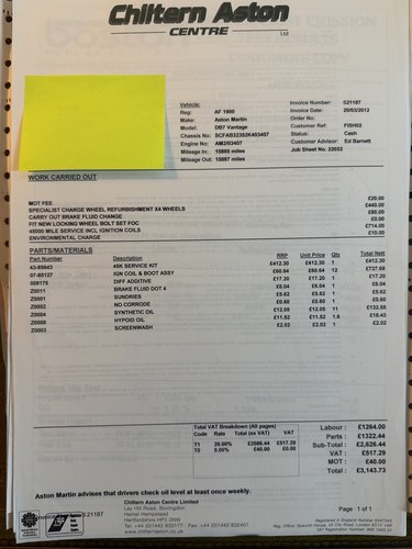2002 Aston Martin DB7 Vantage Volante - Manual For Sale (picture 120 of 130)