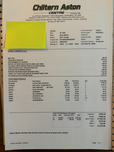 2002 Aston Martin DB7 Vantage Volante - Manual For Sale (picture 125 of 130)