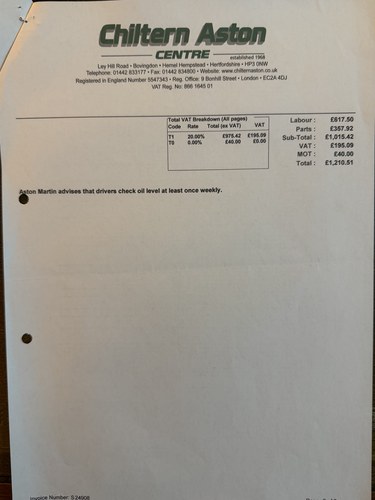 2002 Aston Martin DB7 Vantage Volante - Manual For Sale (picture 130 of 130)