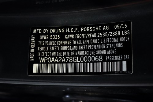 2016 Porsche 970 Panamera 4 3.6L V6 For Sale (picture 93 of 102)