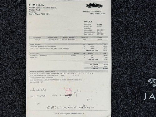 2000 Jaguar X308 XJR For Sale (picture 260 of 281)