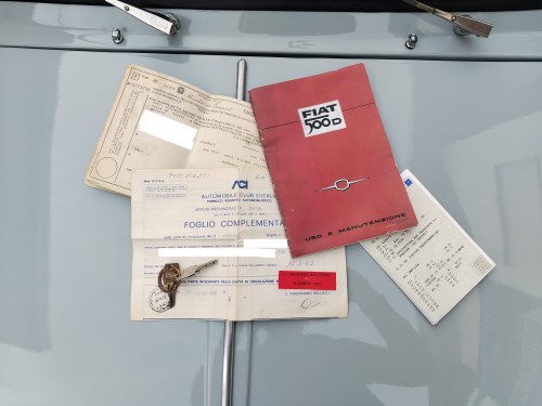 1963 Fiat 500 D In vendita (immagine 56 di 56)
