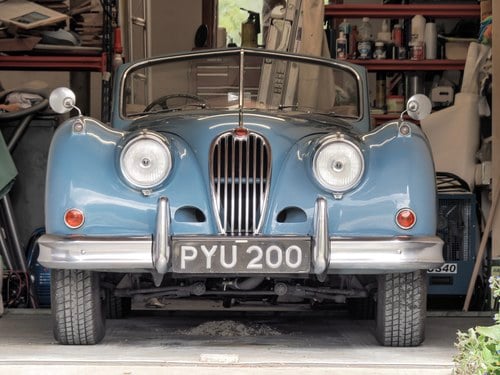 1955 Jaguar XK140 DHC RHD MOD En venta (imagen 42 de 132)