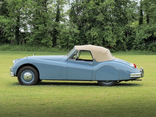 1955 Jaguar XK140 DHC RHD MOD En venta (imagen 40 de 132)