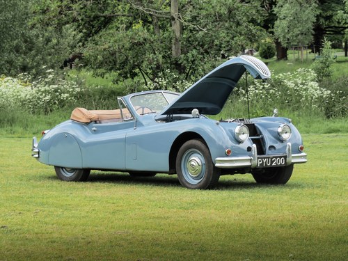 1955 Jaguar XK140 DHC RHD MOD En venta (imagen 28 de 132)