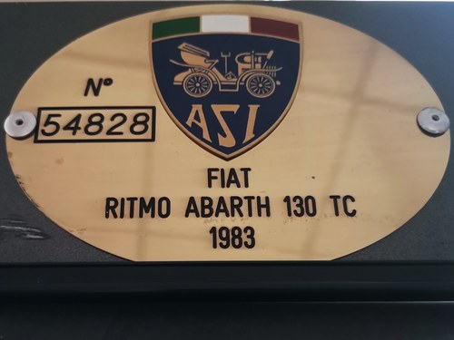 1983 Fiat Ritmo 130 TC Abarth In vendita (immagine 81 di 83)