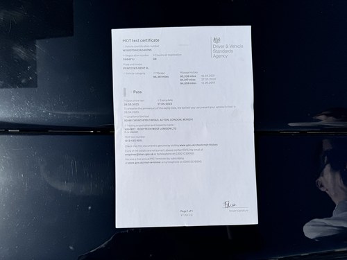 1986 Mercedes-Benz 500SL (R231) à vendre (picture 109 of 112)