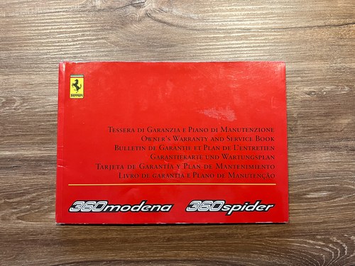 2004 Ferrari 360 Spider zum Verkauf (Bild 215 von 222)